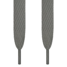 Super wide dark grey shoelaces