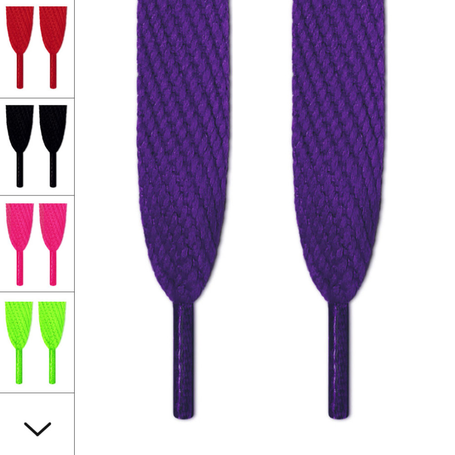Purple laces for trainers clearance