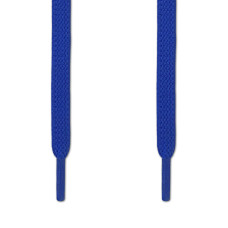 Elastic flat blue shoelaces (no tie)