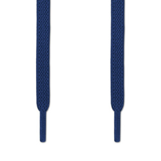Elastic Flat Navy Blue Shoelaces (No Tie)