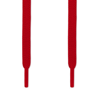Elastic flat red shoelaces (no tie)