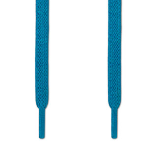 Elastic turquise-blue shoelaces (no tie)