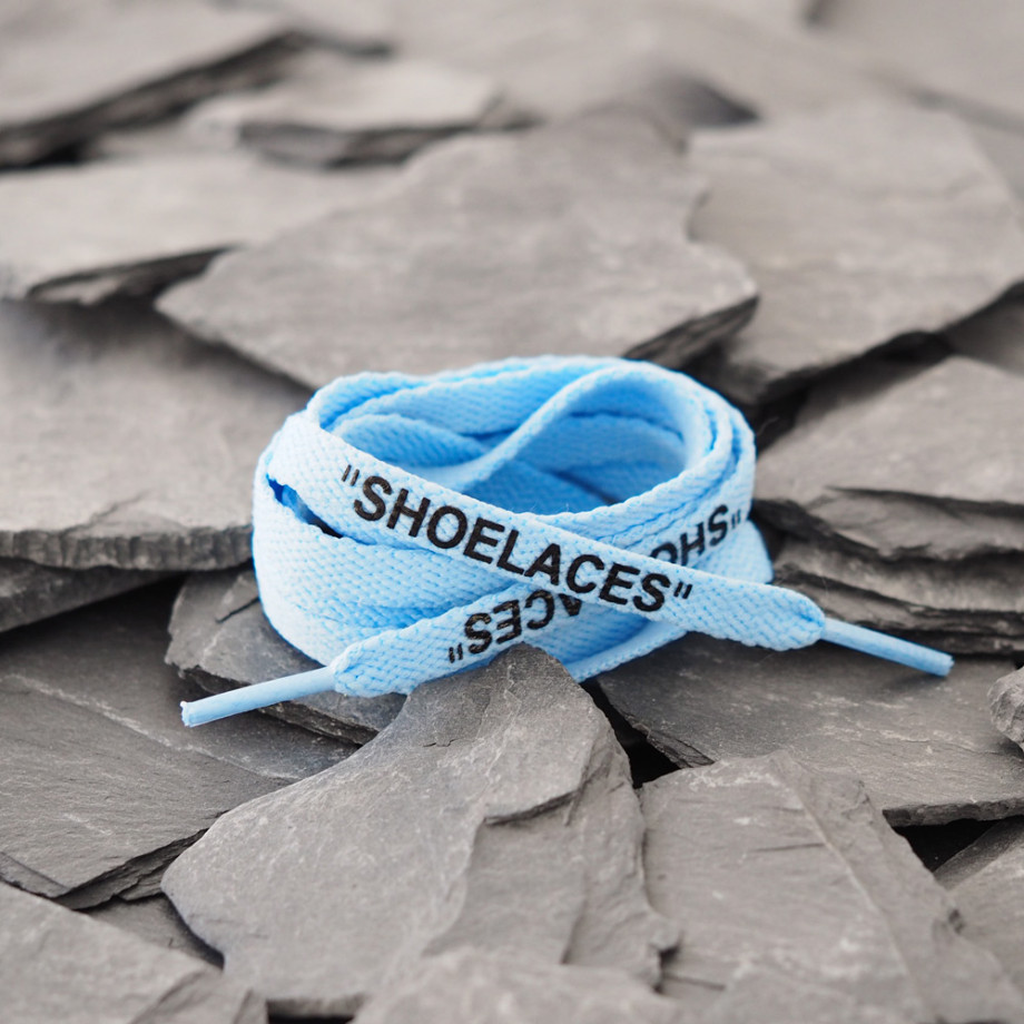 Bekijk het internet Dank je vlees University Blue "OFF-WHITE" Shoelaces to renew your favorite Nike shoes!